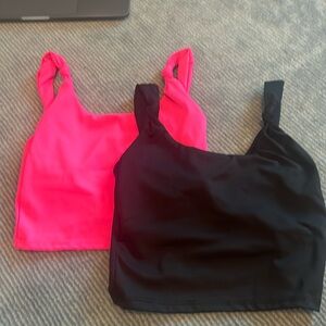 Five Dancewear Tops Pink and Black YXL